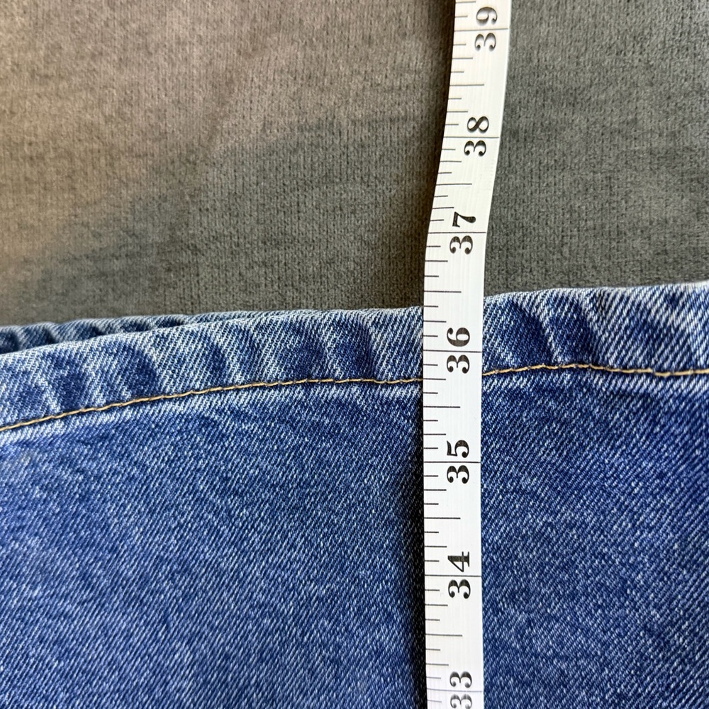 Cotton On “ Bailey denim maxi skirt” medium blue -slit- coastal-Women size 4 - Picture 7 of 8